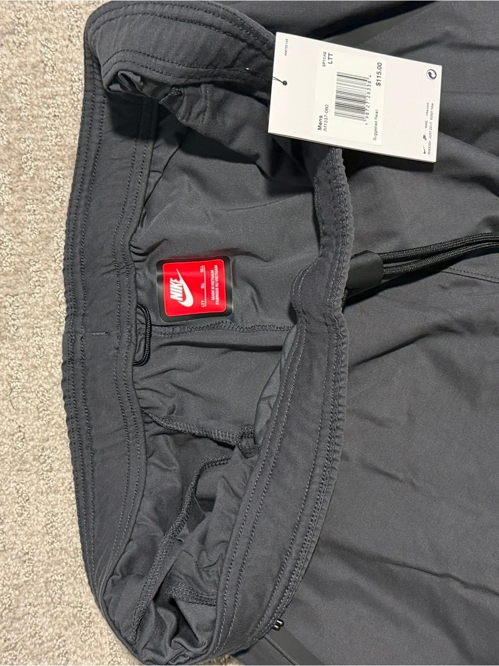 Nike Tech Mens anthracite pants